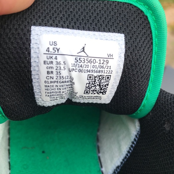 AIR JORDAN 1 LOW (GS) 4.5 YOUTH - Picture 14 of 16